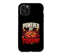 Carcasa para iPhone 11 Pro Powered by Tteokbokki Funny Korean Food Saying Humor Joke G