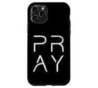 Carcasa para iPhone 11 Pro Pray God Jesus Christ Faith Prayer Religious Christian