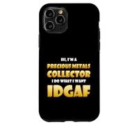 Carcasa para iPhone 11 Pro Precious Metals Collector Stack Gold Silver Copper Rare Coin