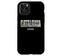 Carcasa para iPhone 11 Pro Prefectura de Cataluña España Ciudad Establecido Diseño Vintage