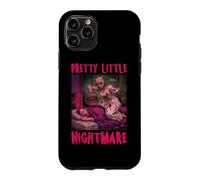 Carcasa para iPhone 11 Pro Pretty Little Nightmare Humor Oscuro Pulp Horror Mujeres Adultas