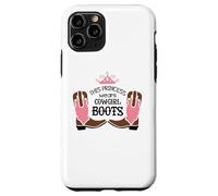 Carcasa para iPhone 11 Pro Princesa Cowgirl Botas Western Country Rodeo Girl