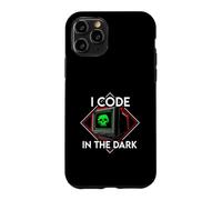 Carcasa para iPhone 11 Pro Programmer I Code In The Dark Retro Hacker Skull