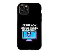 Carcasa para iPhone 11 Pro Programmer Introvert Error 404 Social Skills Not Found