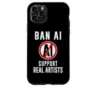 Carcasa para iPhone 11 Pro Prohibir el Contenido de IA contra el Arte Anti AI Artificial Inteligente