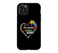 Carcasa para iPhone 11 Pro Proud Autism Aunt Heart Puzzle Piece Awareness Support