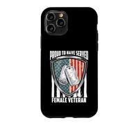 Carcasa para iPhone 11 Pro Proud To Have Served Female Veteran Day 4th of July