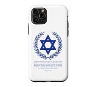 Carcasa para iPhone 11 Pro Psalms 122:6-9 Star of David Israel Bible Verse German