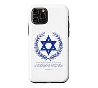Carcasa para iPhone 11 Pro Psalms 122:6-9 Star of David Israel Bible Verse Hindi