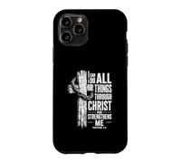 Carcasa para iPhone 11 Pro Puedo Hacer Todas Las Cosas a través de Cristo Filipenses 4 13