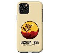 Carcasa para iPhone 11 Pro Puesta de Sol Retro del Desierto de California en el Parque Nacional Joshua Tree