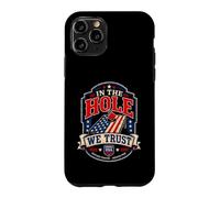 Carcasa para iPhone 11 Pro Puf Patriotic Cornhole In The Hole We Trust USA