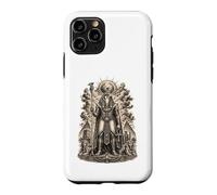 Carcasa para iPhone 11 Pro Ra Sun God Falcon Guardian Antiguo Egipcio Mítico Arte