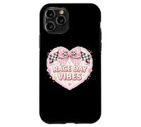 Carcasa para iPhone 11 Pro Race Day Vibes - Arco de Coqueta a Cuadros para Mujer y niña