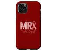 Carcasa para iPhone 11 Pro Radiolo de concientización sobre el cáncer de Mama con Cinta Rosa para tecnólogo de resonancia magnética