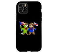 Carcasa para iPhone 11 Pro Raíces Puertorriqueñas-Costarricenses Bandera Puerto Rico