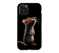 Carcasa para iPhone 11 Pro Rata Ratón Simpático Roedores Ratón Enano Ratas Pequeñas