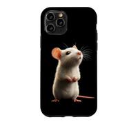 Carcasa para iPhone 11 Pro Rata Ratón Simpático Roedores Ratón Enano Ratas Pequeñas