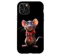 Carcasa para iPhone 11 Pro Rata Ratón Simpático Roedores Ratón Enano Ratas Pequeñas