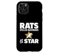 Carcasa para iPhone 11 Pro Rats Spelled Backwards is Star Meme Rat Animal Lover