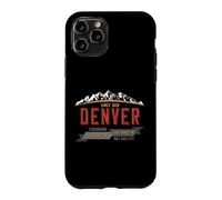 Carcasa para iPhone 11 Pro Recuerdo Envejecido Vintage de Denver Colorado Mile High City