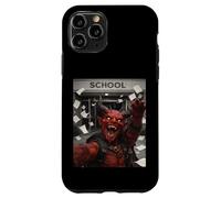 Carcasa para iPhone 11 Pro Red Devil Último Día De Escuela Vacaciones De Verano Divertido Meme Selfie