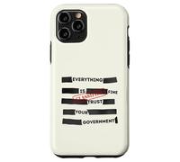 Carcasa para iPhone 11 Pro Redacted Everything is Fine Trust Your Government Political