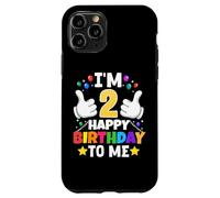 Carcasa para iPhone 11 Pro Regalos de cumpleaños con Texto en inglés I'm 2 Year Old Gifts Happy Birthday To Me