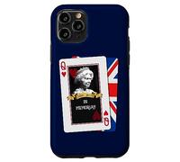 Carcasa para iPhone 11 Pro Reina Elizabeth II - Tarjeta de Juego (Memoriam skat Royal, Reino Unido)