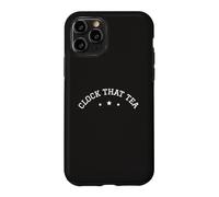 Carcasa para iPhone 11 Pro Reloj Que Té Meme Adolescente Mentiras Tween Chismes Gen Z Argot Verdad