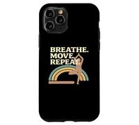 Carcasa para iPhone 11 Pro Respiración Movimiento Repetir Yoga Pose Rainbow