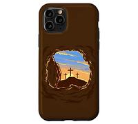 Carcasa para iPhone 11 Pro Resurrection Sunday Cross of Jesus Christ Empty Tomb Faith
