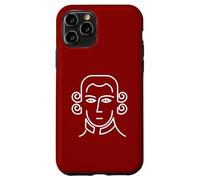 Carcasa para iPhone 11 Pro Retrato Minimalista Mozart Amante de la música clásica