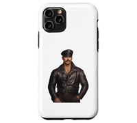 Carcasa para iPhone 11 Pro Retro Gay Leather Daddy Bear - Cuero Dom Biker Man