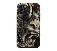 Carcasa para iPhone 11 Pro Retro Japonés Oni Demon HannyaScreaming Yokai Anime