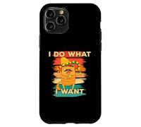 Carcasa para iPhone 11 Pro Retro Vintage Hago lo Que Quiero Cat Mexican Cinco de Mayo