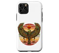 Carcasa para iPhone 11 Pro Retro Vintage Horus Antiguo Falcon Egipcio Jeroglífico
