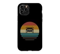 Carcasa para iPhone 11 Pro Retro Vintage Sunset 4x4 Coche Off Road Wave