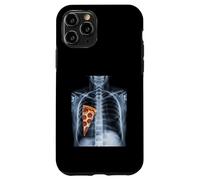 Carcasa para iPhone 11 Pro Rib Cage X-Ray Pizza Slice Funny Food Humor Anatomía