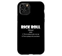 Carcasa para iPhone 11 Pro Rick Roll Definition Funny Early 2000's Prank Meme Rick Roll