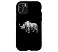 Carcasa para iPhone 11 Pro Rinoceronte lanudo Edad de Hielo Megafauna Animal Prehistórico