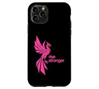 Carcasa para iPhone 11 Pro Rise Stronger Phoenix Design - Diseño Rosa neón