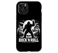 Carcasa para iPhone 11 Pro Rock N Roll Bigfoot Sasquatch Yeti Forest Heavy Metal