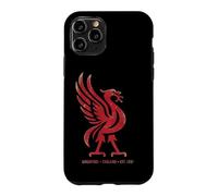 Carcasa para iPhone 11 Pro Rojo Liverpool Inglaterra EST. 1207 Colosal Liverbird Envejecido