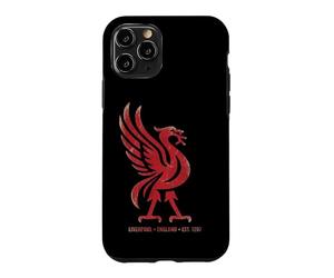 Carcasa para iPhone 11 Pro Rojo Liverpool Inglaterra EST. 1207 Colosal Liverbird Envejecido