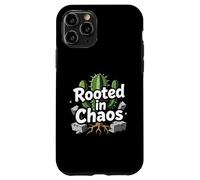 Carcasa para iPhone 11 Pro Rooted in Chaos Funny Cactus Gardener Graphic