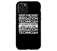Carcasa para iPhone 11 Pro Ropa de técnico de riego - Diseño Divertido de técnicos