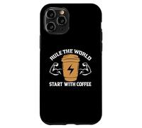 Carcasa para iPhone 11 Pro Rule The World Star with Coffee Baristas Funny Coffee Lover