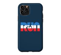 Carcasa para iPhone 11 Pro Run Vintage Red White & Blue Retro Runner Graphic