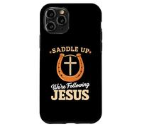 Carcasa para iPhone 11 Pro Saddle Up Estaban siguiendo a Jesús Fe Biblia Escritura Dios
